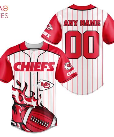 Nfl Kansas City Chiefs, Specialized Design In Varsity Baseball Jersey Limited Edition
