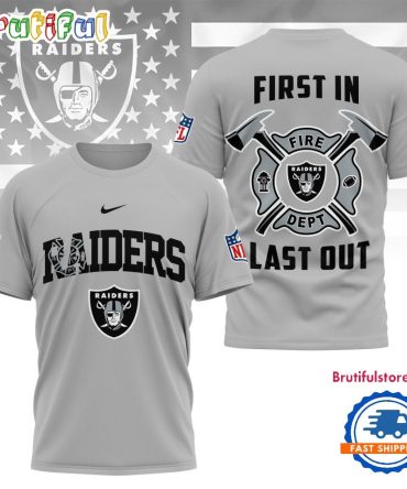Nfl Las Vegas Raiders Football Team Fire Dept Design T Shirt