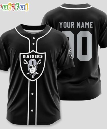 Nfl Las Vegas Raiders Limited Edition Personalized Baseball Jersey