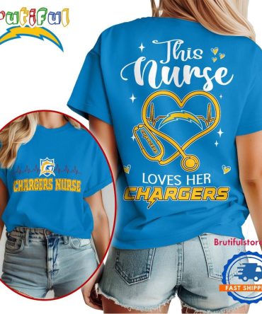 Nfl Los Angeles Chargers Nurse Appreciation Month Limited Edition Vintage T Shirt