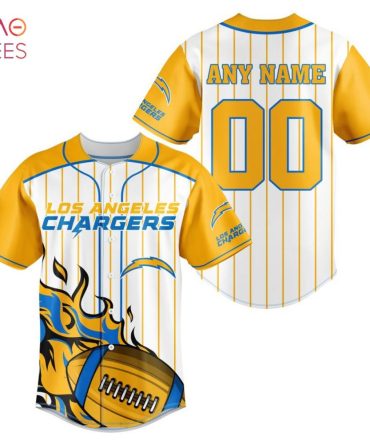Nfl Los Angeles Chargers, Specialized Design In Varsity Baseball Jersey Limited Edition
