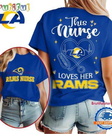Nfl Los Angeles Rams Nurse Appreciation Month Limited Edition Vintage T Shirt