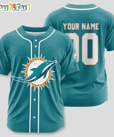 Nfl Miami Dolphins Limited Edition Personalized Baseball Jersey