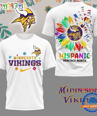 Nfl Minnesota Vikings Hispanic Heritage Month Unisex 3D Shirt