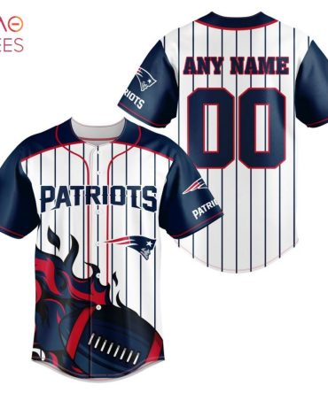 Nfl New England Patriots, Specialized Design In Varsity Baseball Jersey Limited Edition