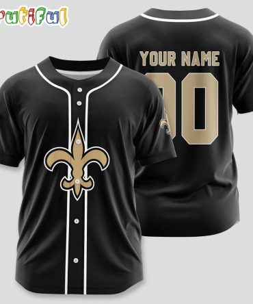 Nfl New Orleans Saints Limited Edition Personalized Baseball Jersey