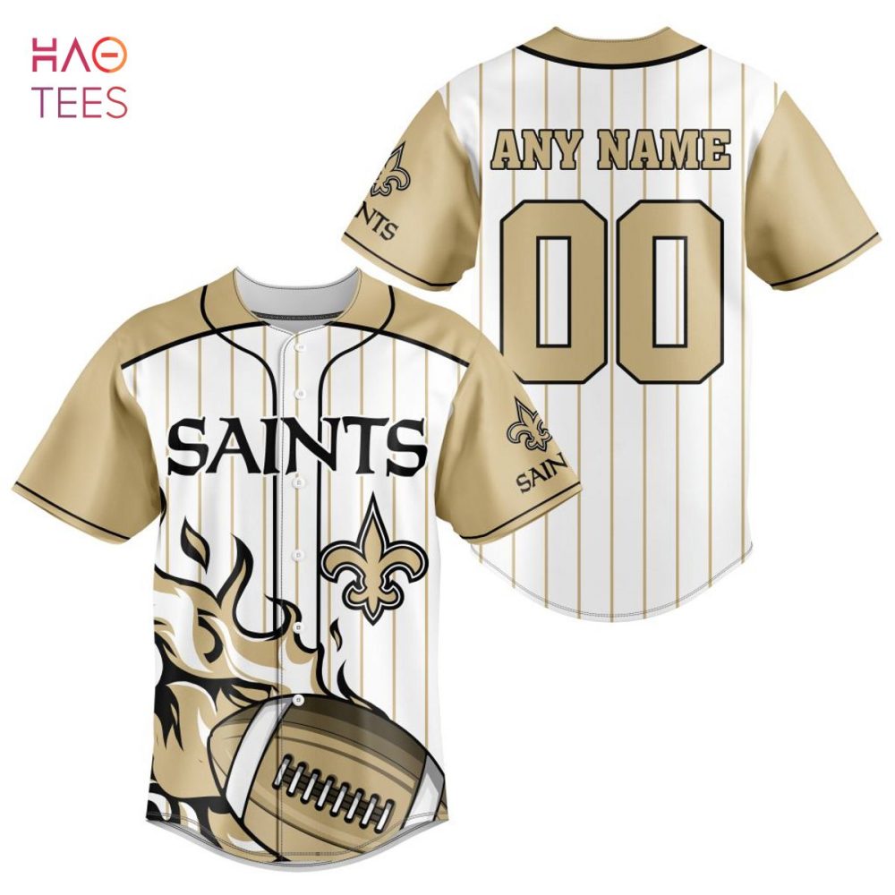 Nfl New Orleans Saints, Specialized Design In Varsity Baseball Jersey Limited Edition