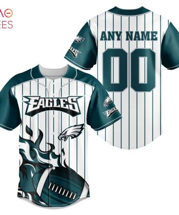 Nfl Philadelphia Eagles, Specialized Design In Varsity Baseball Jersey Limited Edition