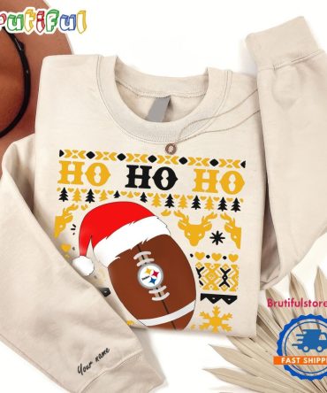 Nfl Pittsburgh Steelers Football Santa Claus Hohoho Christmas Pattern Sweatshirt