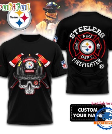 Nfl Pittsburgh Steelers Football Team Fire Fighter Unisex 3D Shirt