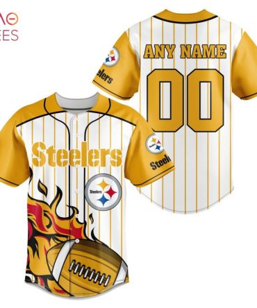 Nfl Pittsburgh Steelers, Specialized Design In Varsity Baseball Jersey Limited Edition