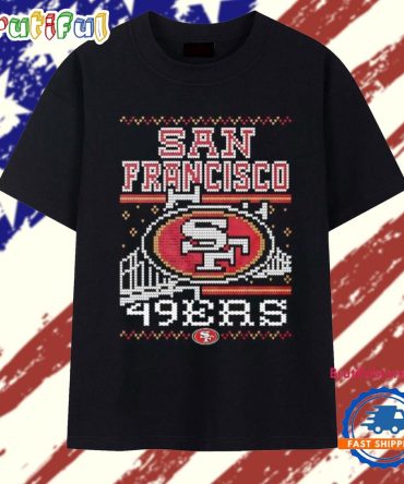 Nfl San Francisco 49Ers Holiday Ugly Christmas 2025 T Shirt