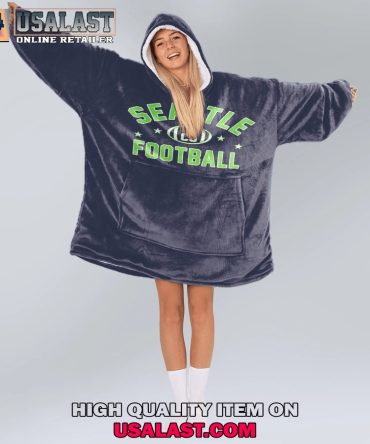 Hot Nfl Seattle Seahawks Football Blanket Hoodie