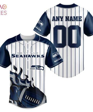Nfl Seattle Seahawks, Specialized Design In Varsity Baseball Jersey Limited Edition
