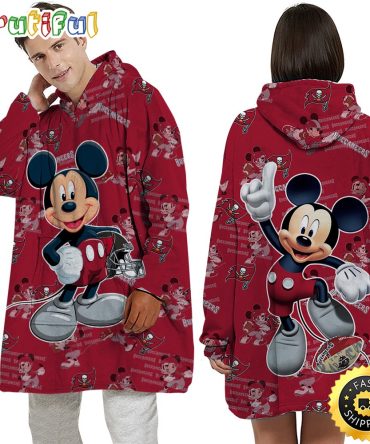 Nfl Tampa Bay Buccaneers Blanket Hoodie Mickey Mouse Lover Unisex Hoodie