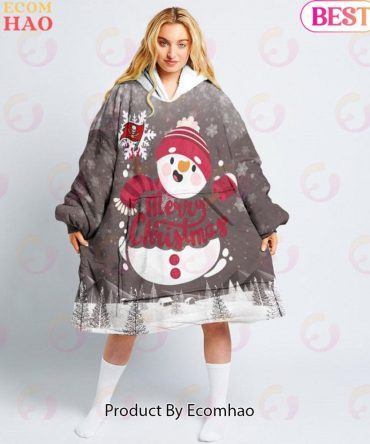 Nfl Tampa Bay Buccaneers Christmas Oversize Hoodie Sweatshirt Comfy Pullover Blanket
