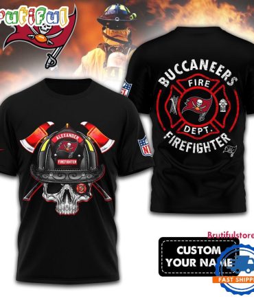 Nfl Tampa Bay Buccaneers Football Team Fire Fighter Unisex 3D Shirt