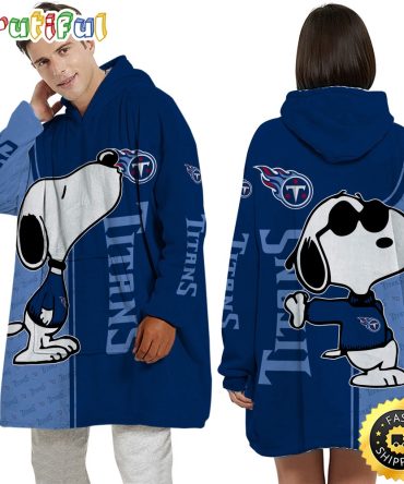 Nfl Tennessee Titans Blanket Hoodie For Fans Unisex Hoodie