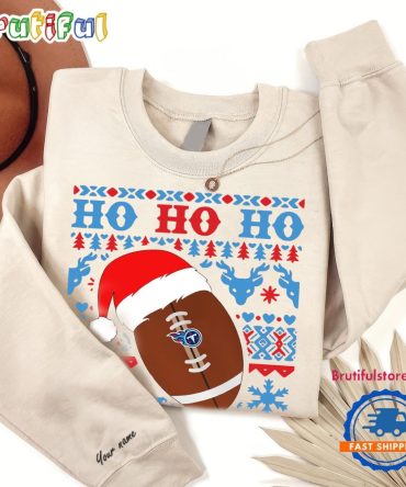 Nfl Tennessee Titans Football Santa Claus Hohoho Christmas Pattern Sweatshirt
