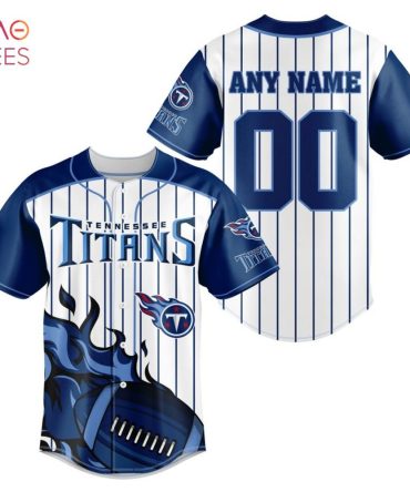 Nfl Tennessee Titans, Specialized Design In Varsity Baseball Jersey Limited Edition