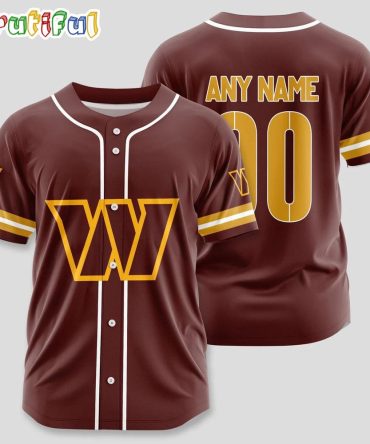 Nfl Washington Commanders Limited Edition Personalized Baseball Jersey