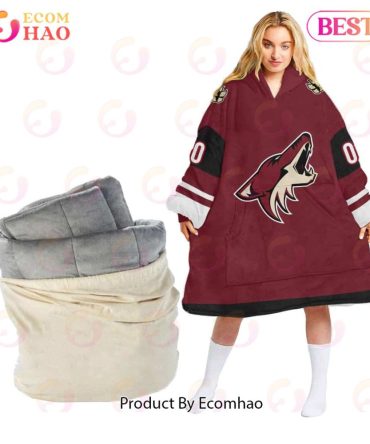 Nhl Arizona Coyotes Personalized Oodie Blanket Hoodie Snuggie Hoodies For All Family