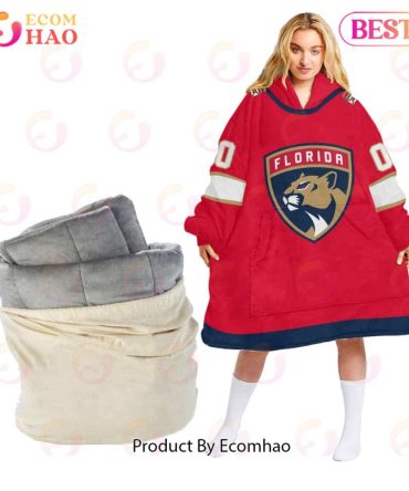 Nhl Florida Panthers Personalized Oodie Blanket Hoodie Snuggie Hoodies For All Family