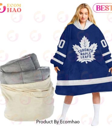 Nhl Toronto Maple Leafs Personalized Oodie Blanket Hoodie Snuggie Hoodies For All Family