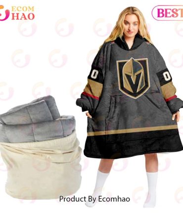 Nhl Vegas Golden Knights Personalized Oodie Blanket Hoodie Snuggie Hoodies For All Family