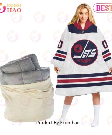 Nhl Winnipeg Jets Personalized Oodie Blanket Hoodie Snuggie Hoodies For All Family