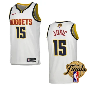 Nikola Jokic White 2023 NBA Finals Denver Nuggets Association Edition Jersey - Alzaintravels
