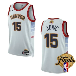 Nikola Jokic White 2023 NBA Finals Denver Nuggets City Edition Jersey - Alzaintravels