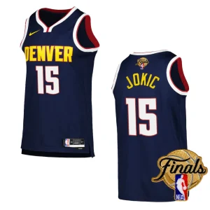 Nikola Jokic Navy 2023 NBA Finals Denver Nuggets Icon Edition Jersey - Alzaintravels