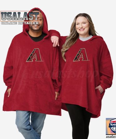 New Mlb Arizona Diamondbacks Lightweight Blanket Hoodie Hoodie Blanket