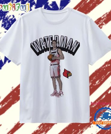 Noah Waterman Illustrated Louisville Cardinals T Shirt