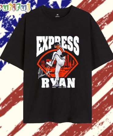 Nolan Ryan Houston Astros Express Field Signature T Shirt