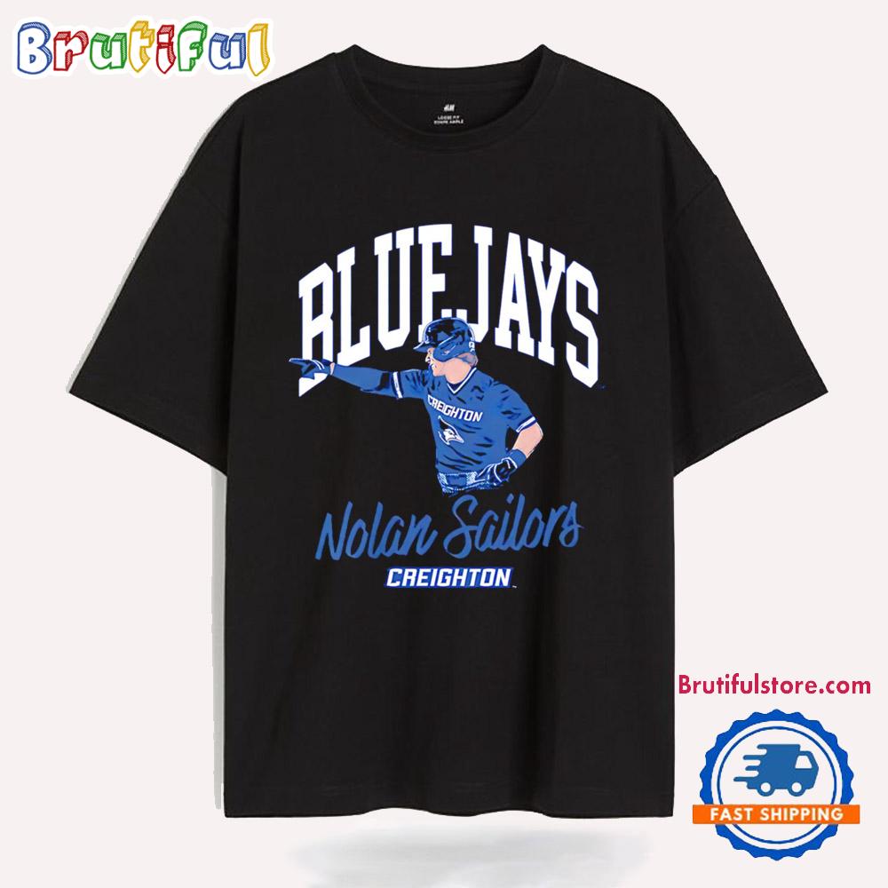 Nolan Sailors Creighton Bluejays Caricature T Shirt