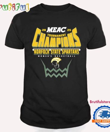 Norfolk State Spartans 2025 Meac Women’S Basketball Champions T Shirt
