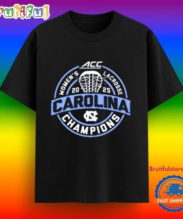 North Carolina Tar Heels 2025 Acc Women’S Lacrosse Regular Season Champions Shirt