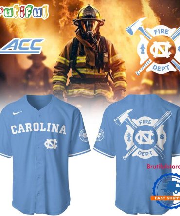 North Carolina Tar Heels Baseball X Firefighter Appreciation Night Jersey