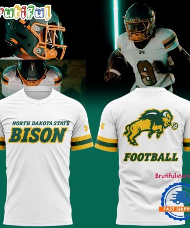 North Dakota State Bison Football 2025 New Uniform T Shirt