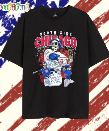 North Side Chicago Cubs Skeleton Slammin’ T Shirt