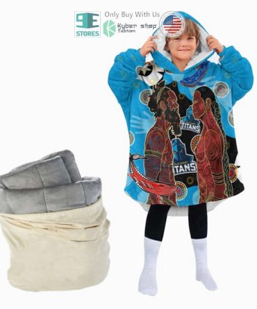 Best Nrl Coast Titans Hooded Blanet Hoodie