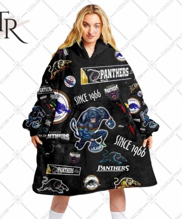 Nrl Penrith Panthers Season Logo Oodie Blanket Hoodie