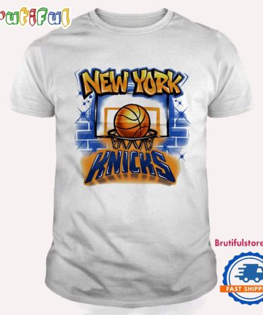 Ny Knicks Basketball Wall Painting T Shirt