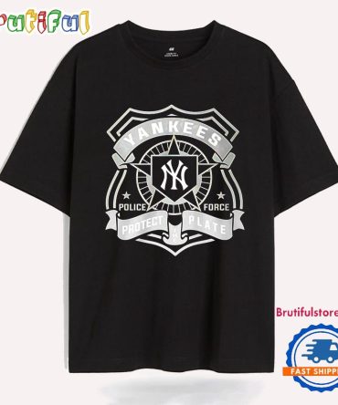 Ny Yankees Police Force Protect The Plate T Shirt