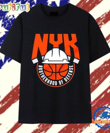 Nyk Brotherhood Of Defense New York Knicks Logo T Shirt