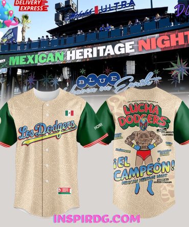 Los Angeles Dodgers Mexican Heritage Night 2025 Baseball Jersey