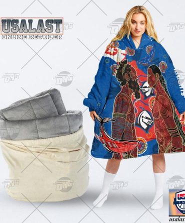 Personalized Newcastle Knights Naidoc Blanket Hoodie Hoodie Blanket