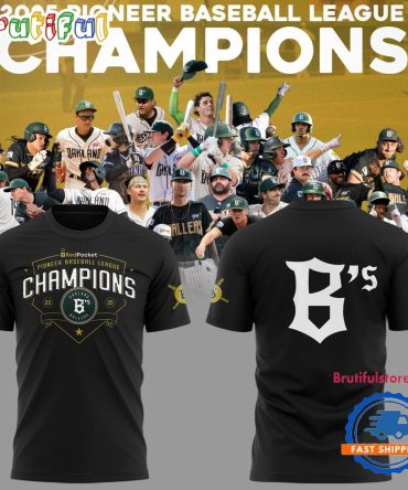 Oakland Ballers 2025 Pioneer Baseball League Champions T Shirt